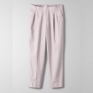 Aritzia Babaton Cohen Linen Pant in Lilac Fog